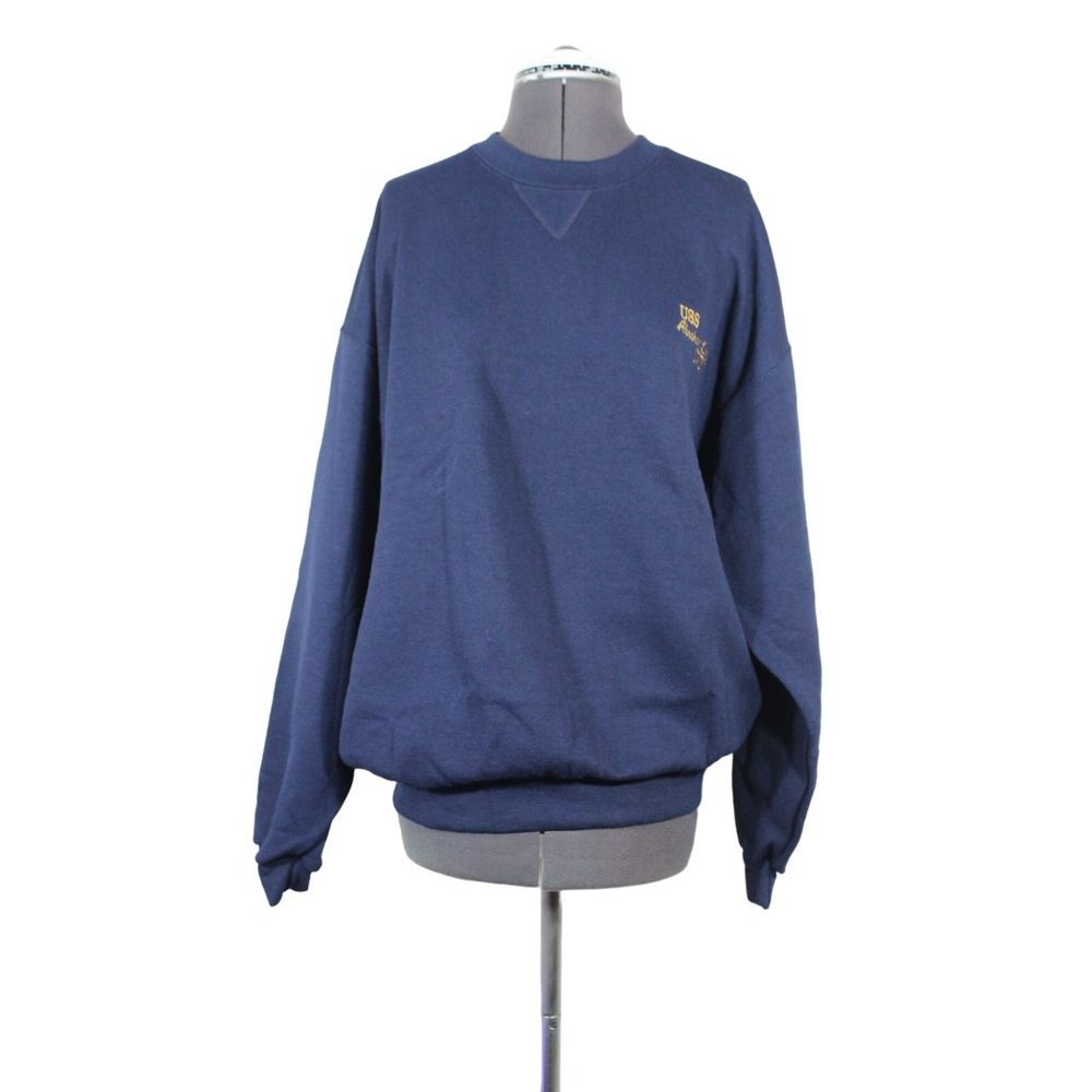 Soffe vintage crew neck fleece pullover‎ sweatshirt USS Abraham Lincoln CVN 72
